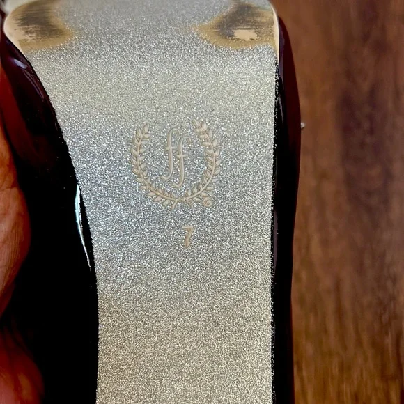 Texas A&M Maroon Patent Leather Heels - Picture 8 of 8